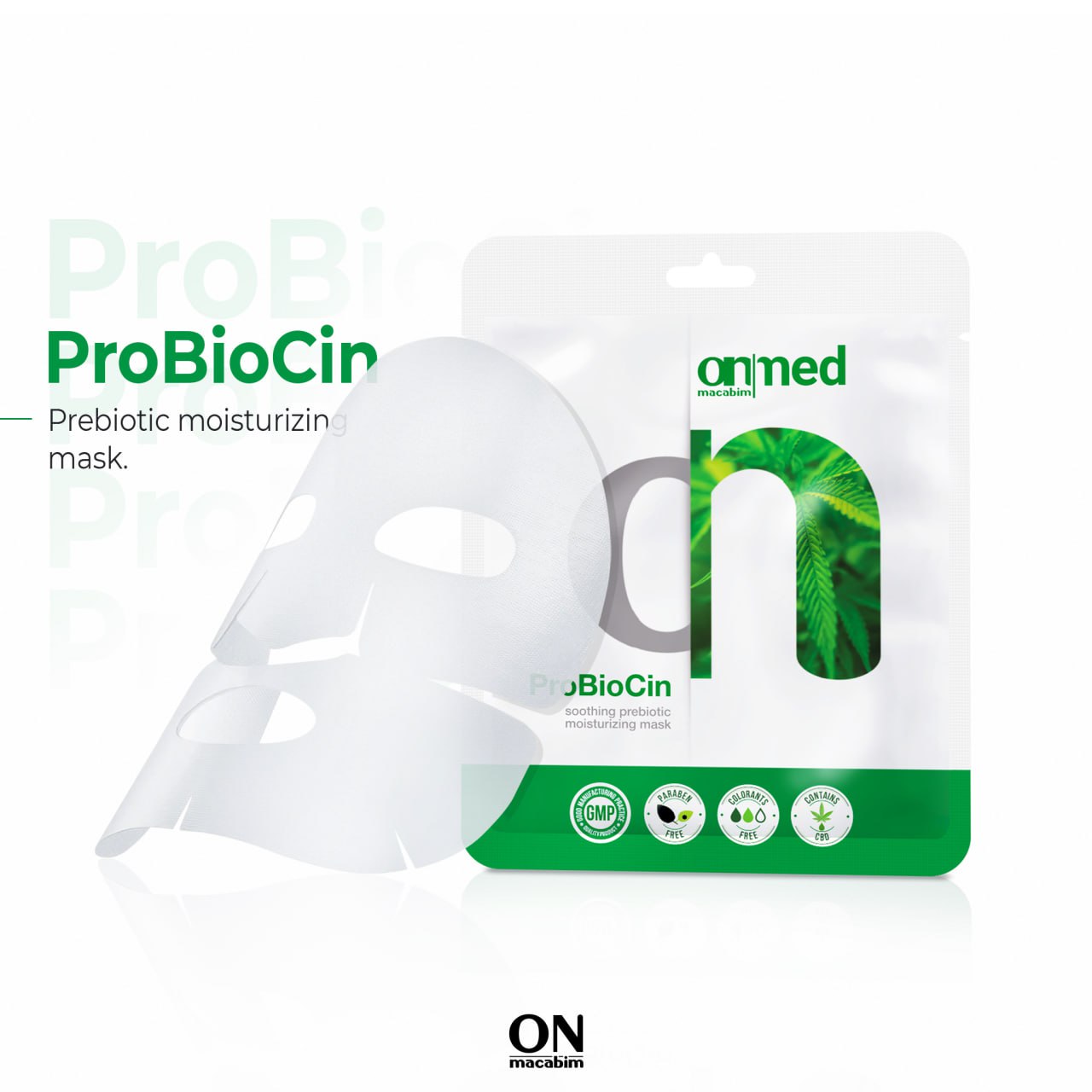 ONmed ProBioCin маска для лица на нетканой основе